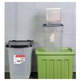 Lot Of 6 Rubbermaid, Iris & More Plastic Totes