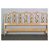 Wing Furn Kingsize Vintage Walnut Veneer Headboard