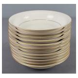 12 Pc Noritake Ivory China ' Tulane' Salad Bowl