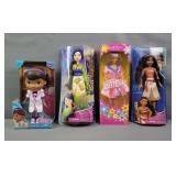 4x The Bid Disney & Mattel Dolls