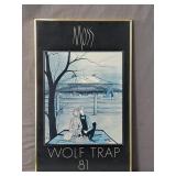P. Buckley Moss 1981 'wolf Trap' Poster