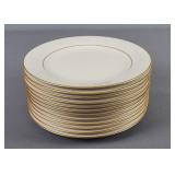 12 Pc Noritake Ivory China ' Tulane' Salad Plate