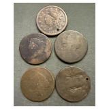5x The Bid Early Large Cents Early 1800's