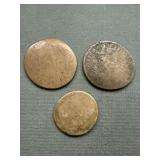3 Coins From 1800's Placed On Train Tracks