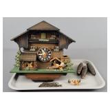 Swiss Musical Movement Cuckoo Clock Chalet Design