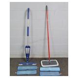 Lot Of 2 Bona & O Cedar Spray Mop W/ 4 Pads