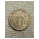 1867 Shield Type Nickel