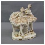 Dresden Beautiful Ballerina Girls Figurine