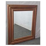 Composite Frame Wall Hung Beveled Mirror