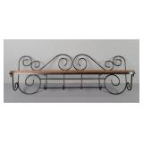 30' Wall Shelf With Hangers