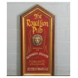 Hand Painted Wooden Wall Hung Pub Sign