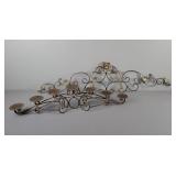 2x The Bid Metal Candle Holder & Wall Decor