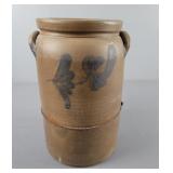 13' P Herrmann Stoneware Crock W/ Cracks