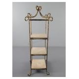 3 Tier Ornate Stand W/ Tile Insert