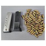 58 Rounds 9mm Plus 2 Magazines