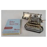 Vintage Blickensdurfer 8 Typewriter & Book