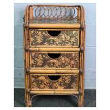 Homegood Rattan 3 Drawer Accent Chest