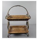 2 Tier Basket Serving Unit