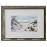 Lee Rip Hand Signed & Numbered Beach Scene Print