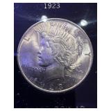 1923 Peace Silver Dollar Brilliant Uncirculated