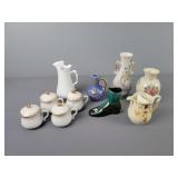 10x Bid Assorted Vases & More