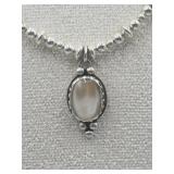 Sterling Silver Signed Carolyn Pollack Necklace &