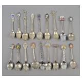 18 Assorted Collectors Spoons
