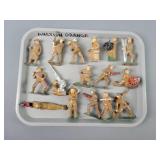 16x Bid Vintage Lead Army Figures