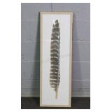 Surya Kislay Feather Print Framed Under Glass