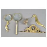 Lot Of 5 Assorted Brass Items