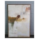 Framed Abstract Print On Canvas