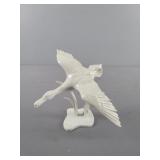 Kaiser White Ceramic Crane