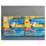 2x Bid Zuru X Shot Motor Soakers