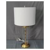 Surya Perdida 25" Brass & Glass 3 Way Table Lamp
