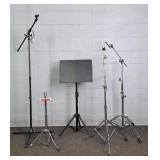 5x Bid Pearl On Stage & More Asst Music Stands