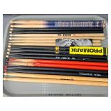 9x Bid Pro Mark, Vicfirth, & More Asso. Drumsticks