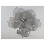 23" Metal Flower Wall Decor