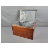 Wooden With Steel Lined Cooler Japan