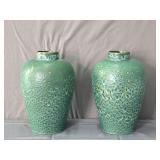 2x Bid Revelation By Uttermost Ceramic Vases