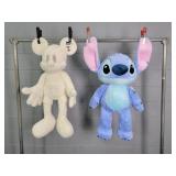 2x The Bid New Disney Large Plush