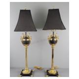 2x The Bid Decorative Metal Table Lamp