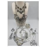 Mixed Jewelry Lot Necklaces Earrings Bracelet