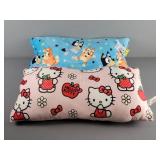 2x The Bid Childs Plush Character Pillows