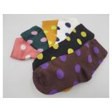 6 Pair New Ladies Socks Measures Unstretched 6 In