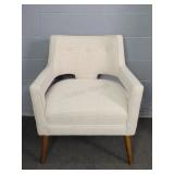 E&e Mid Century Modern Style Upholstered Armchair