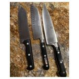 Lot Of 3 J A Henckels Chef
