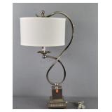 Decorative Metal Table Lamp - Powers Up