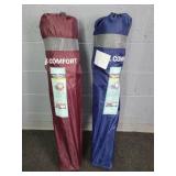2x The Bid Magellan 400lb Cap Folding Camp Chairs