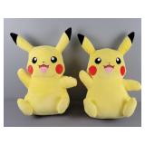 2x The Bid Pokemon Plush Pikachu