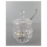 Crystal Punch Bowl W/ Decorative Ladle